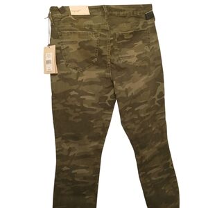 NYDJ Olive Camouflage Skinny Jeans